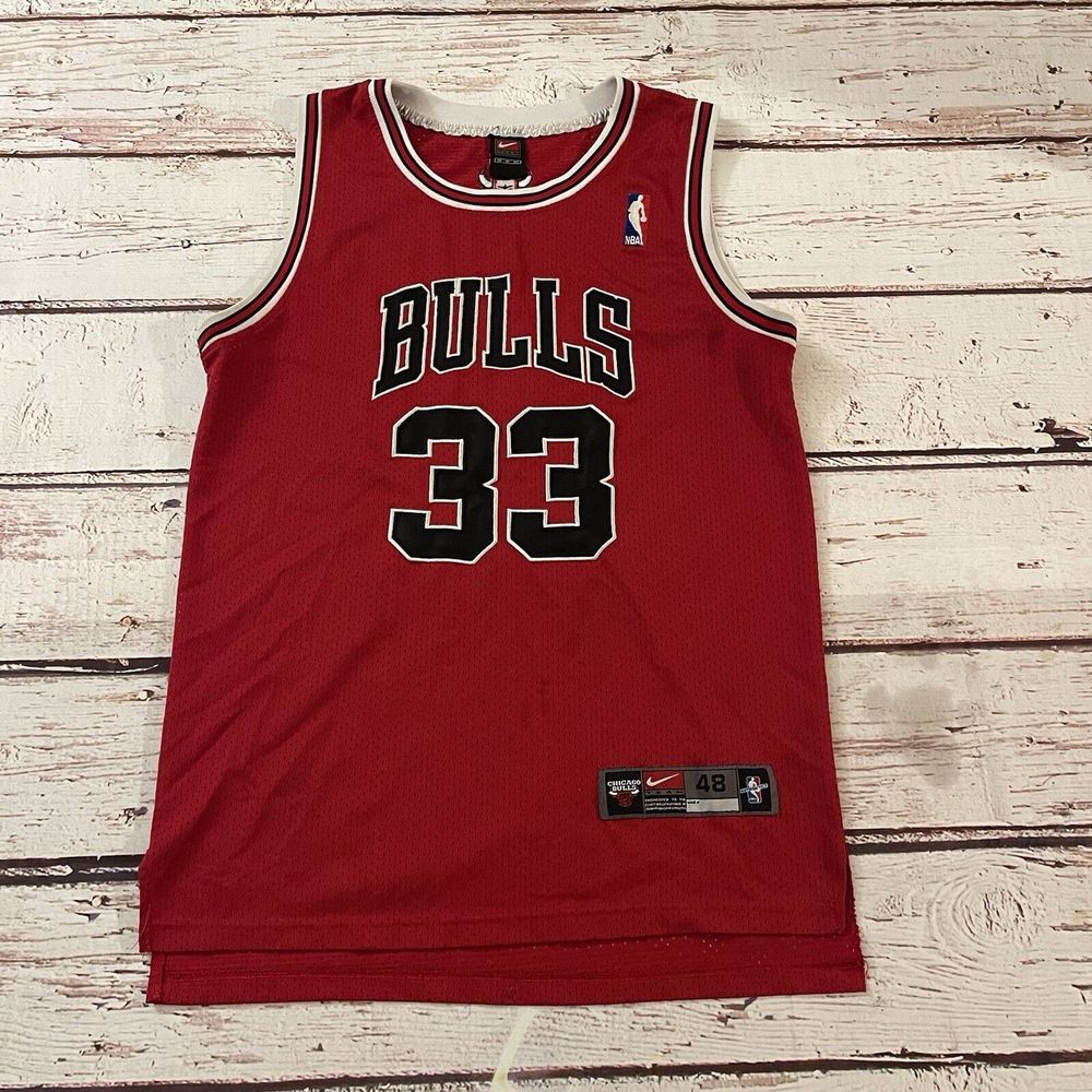 Vintage Nike 97-98 Swingman Chicago Bulls Scottie Pippen Jersey #33 Sz 48‎ Large